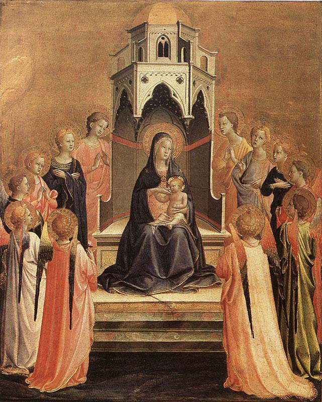 Madonna Surrounded by Angels
